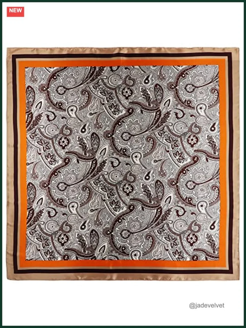 Satin Head Scarf for Women 35x35 in Silk Feel Hair Wrap Neck Scarf Square
